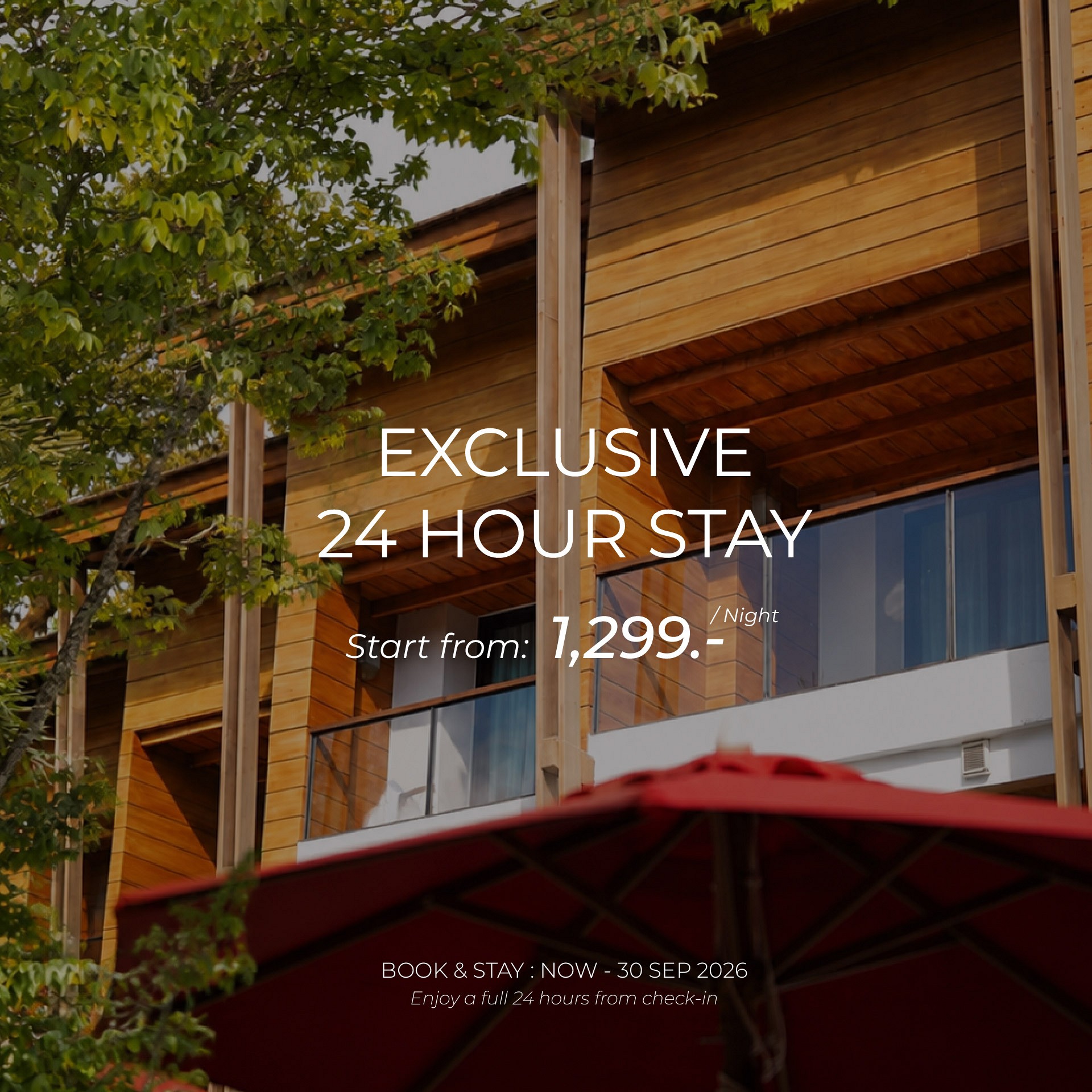 Exclusive 24-Hour Stay